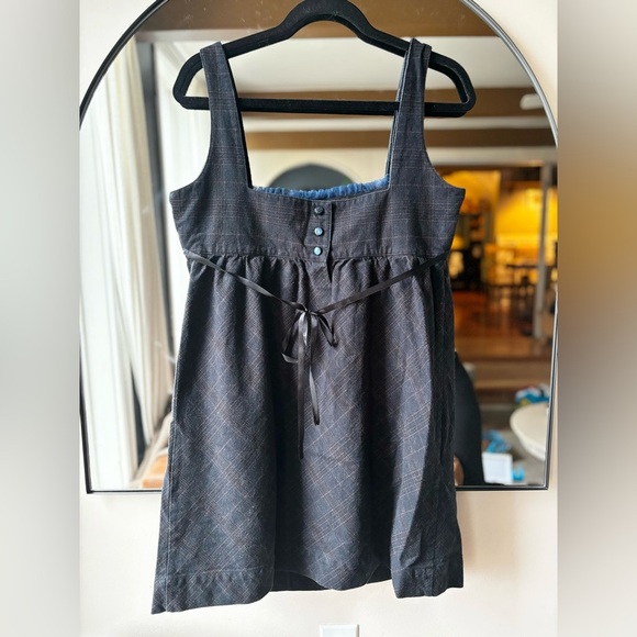 FREE PEOPLE | Folklore plaid mini dress | size 10 - Picture 7 of 7